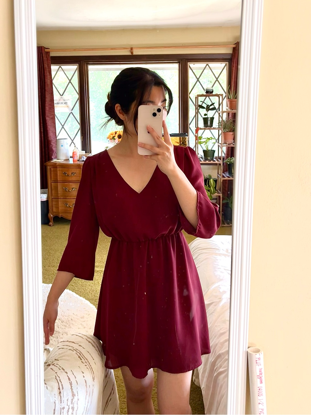 Forever 21 Magenta Mini Dress